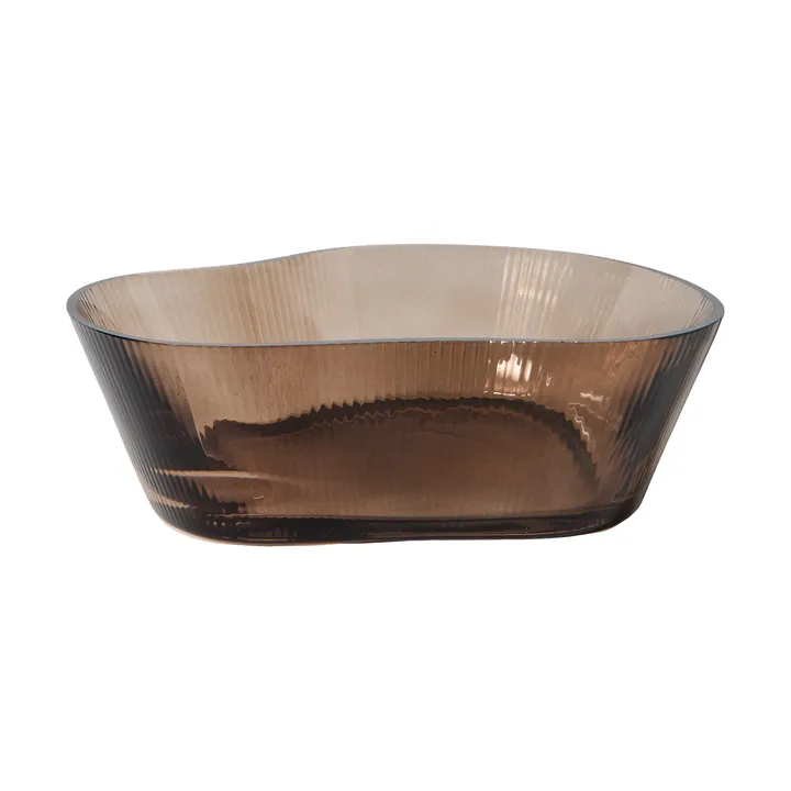 Ripe bowl - Smoked brown, Ø17.5x5 cm - MUUBS