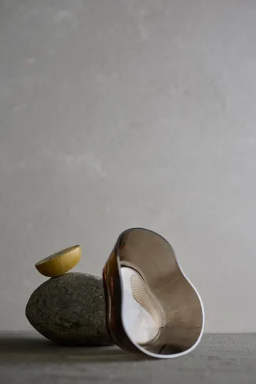 Ripe bowl - Smoked brown, Ø17.5x5 cm - MUUBS