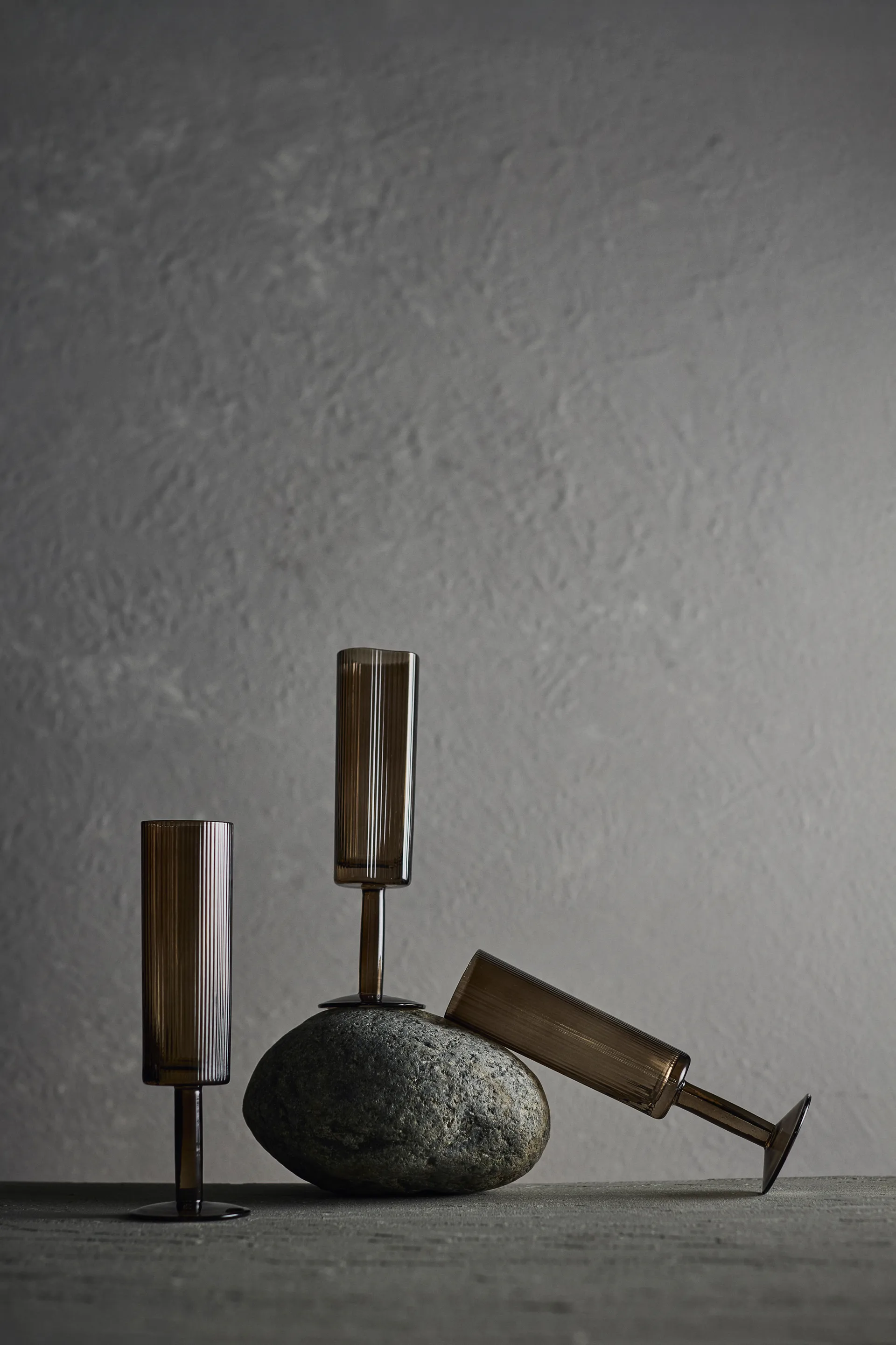 Ripe champagne glass 14,5 cl, Smoked brown MUUBS