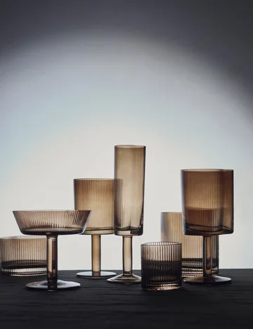 Ripe champagne glass 14,5 cl - Smoked brown - MUUBS