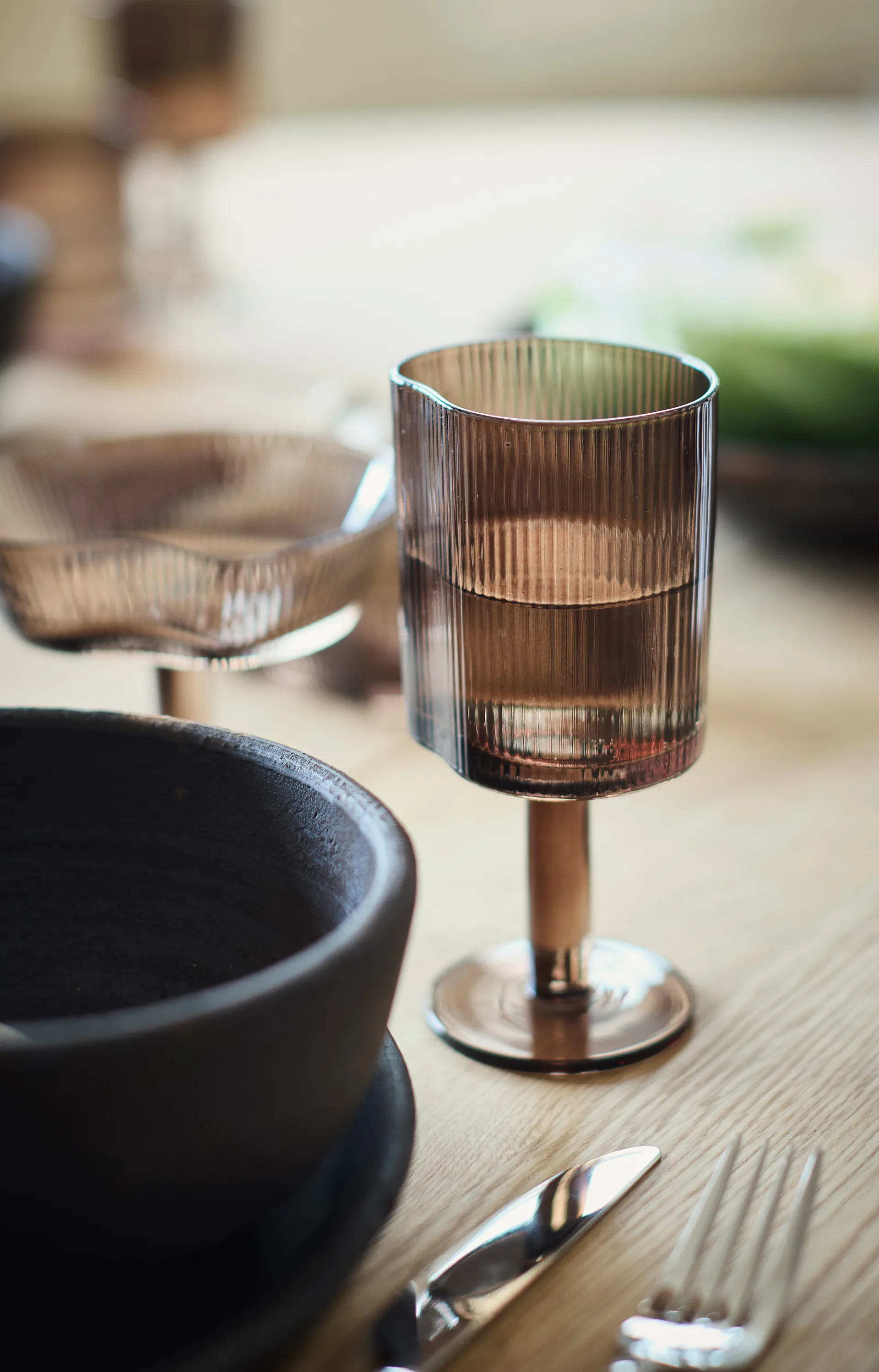 Ripe cocktail glass 15 cl, Smoked brown MUUBS