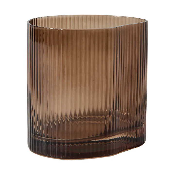 Ripe drinking glass 39 cl - Smoked brown - MUUBS