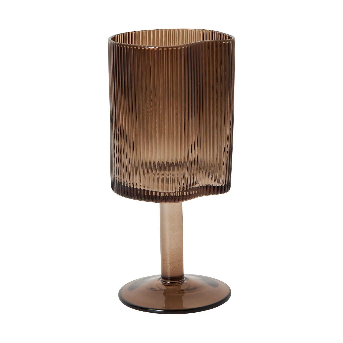 Ripe red wine glass 29,5 cl, Smoked brown MUUBS