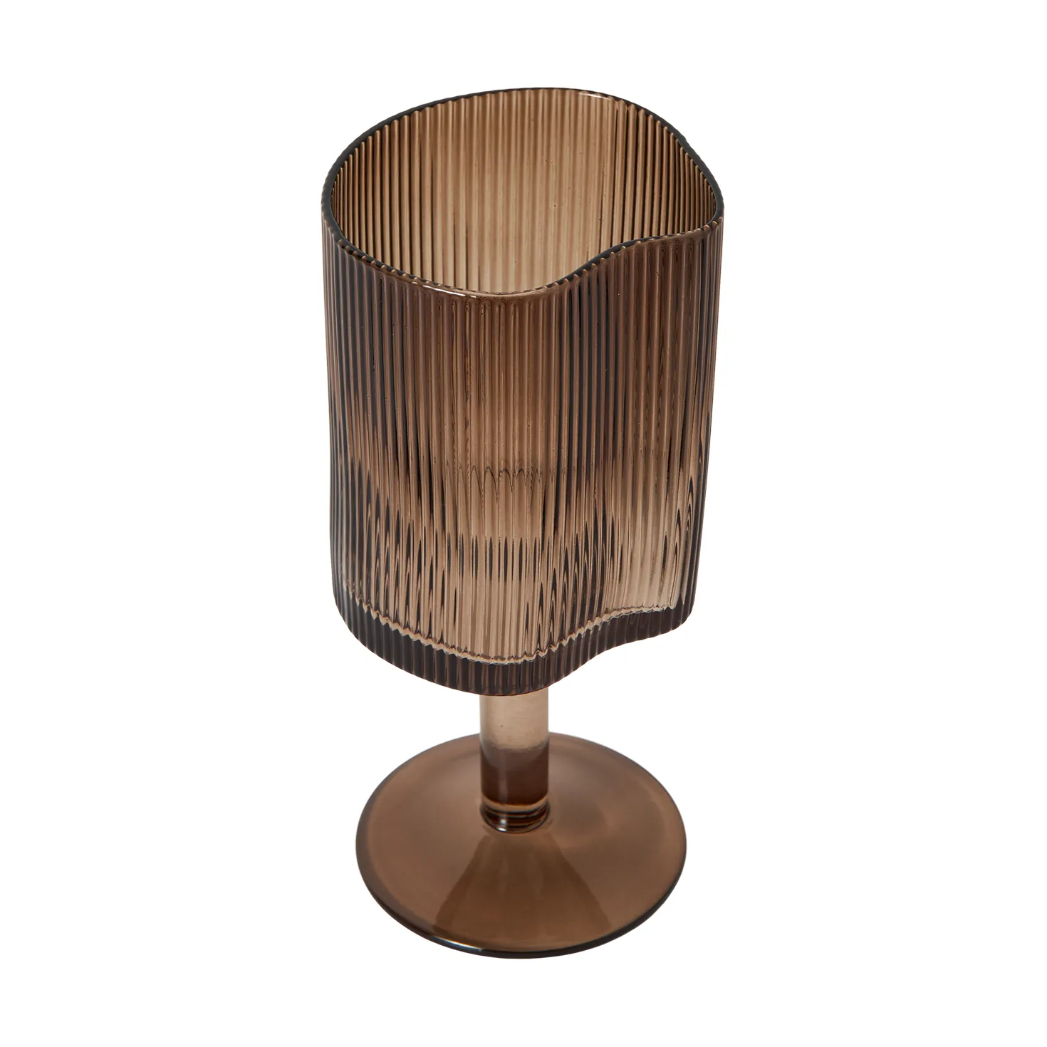 Ripe red wine glass 29,5 cl, Smoked brown MUUBS