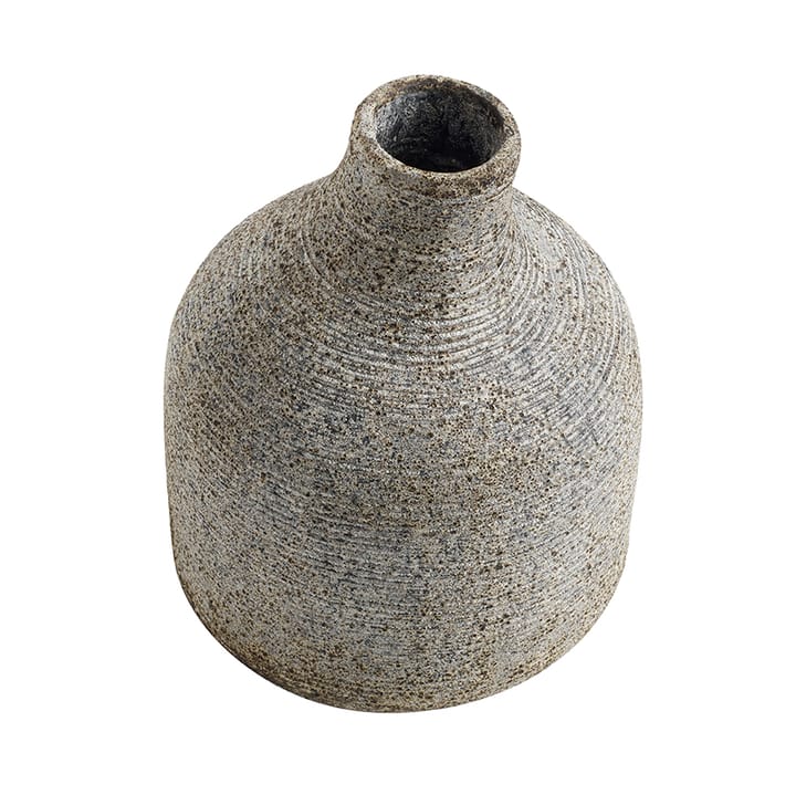 Stain vase small, Grey-brown MUUBS