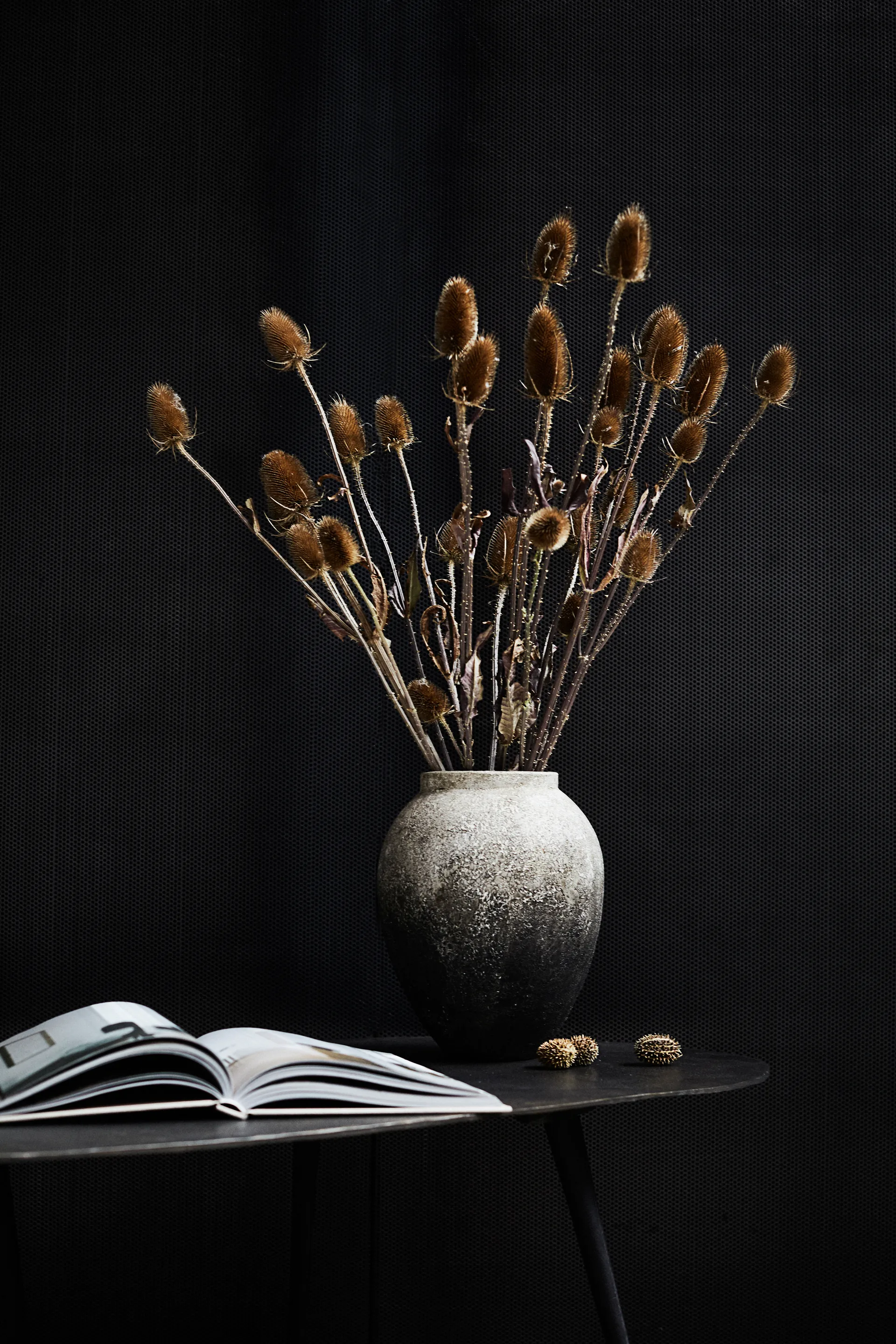 Story flower pot h28 cm Ø23 cm, grey MUUBS