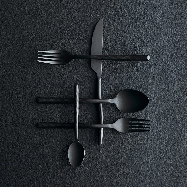 Uta cutlery 16 pieces, Matt black MUUBS