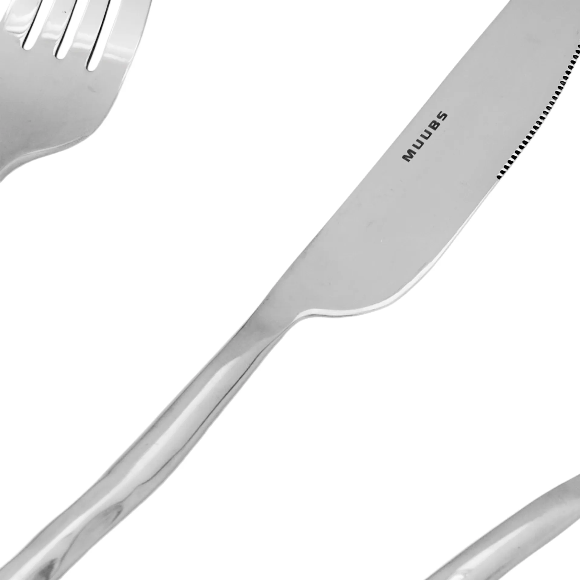 Uta cutlery 16 pieces, Polished steel MUUBS