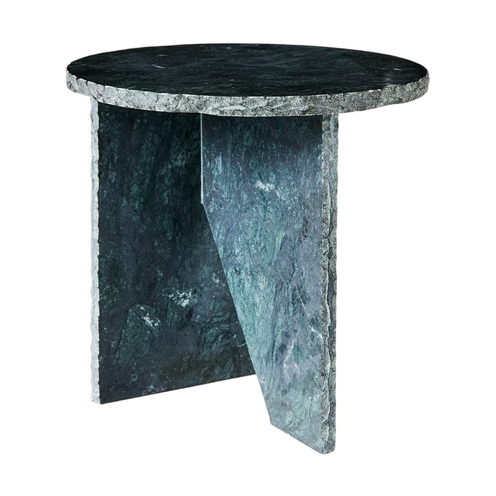 Verde side table Ø40 cm, Green marble MUUBS