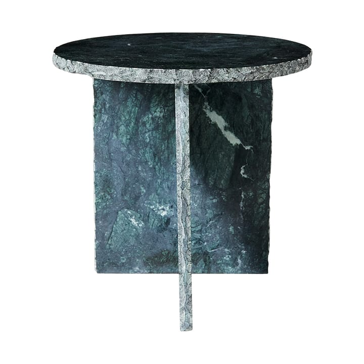 Verde side table Ø40 cm, Green marble MUUBS