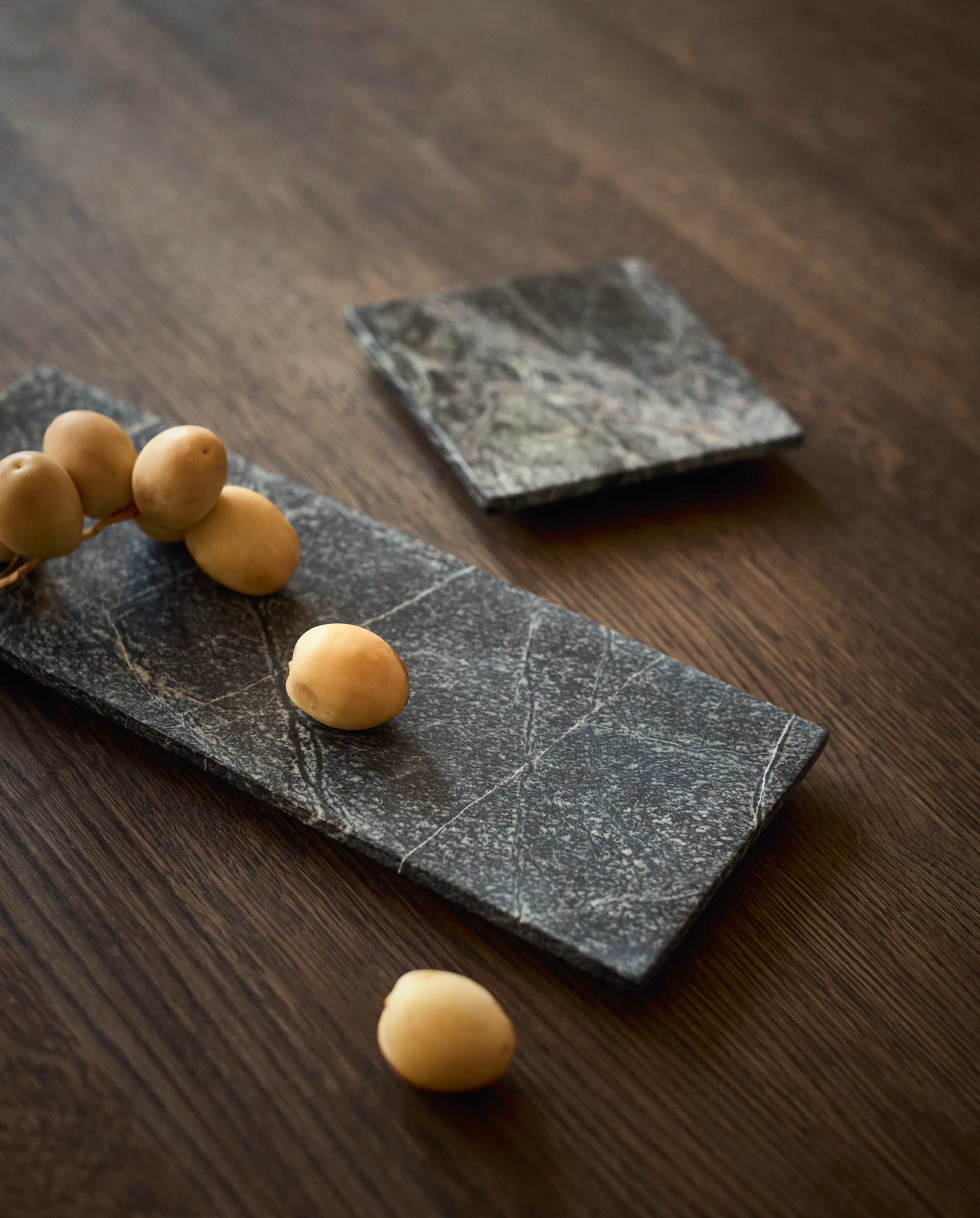 White decorative tray, Seagrass, 12x12 cm MUUBS