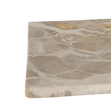 White decorative tray - Seashell, 12x12 cm - MUUBS