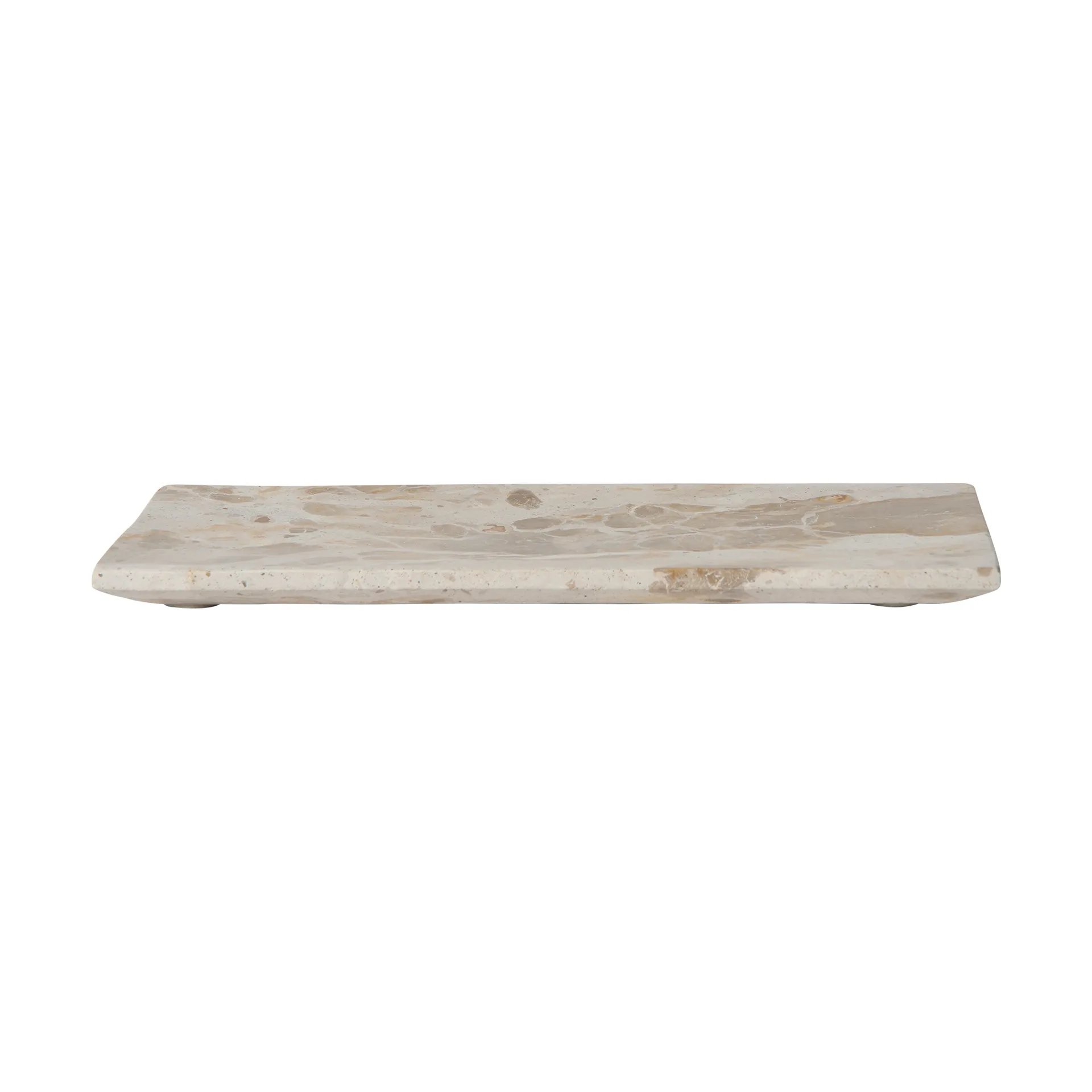 White decorative tray, Seashell, 30x12 cm MUUBS