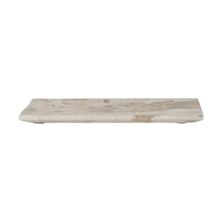 White decorative tray - Seashell, 30x12 cm - MUUBS