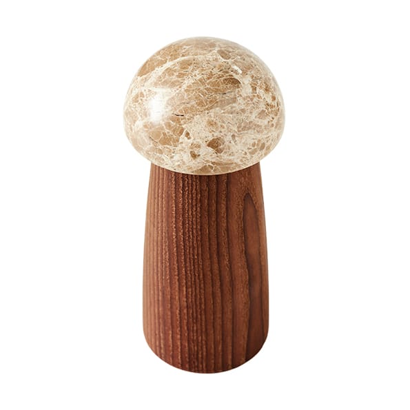 Yami salt and pepper mill S, Carbonized ash-marble MUUBS
