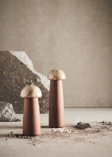 Yami salt and pepper mill S - Carbonized ash-marble - MUUBS