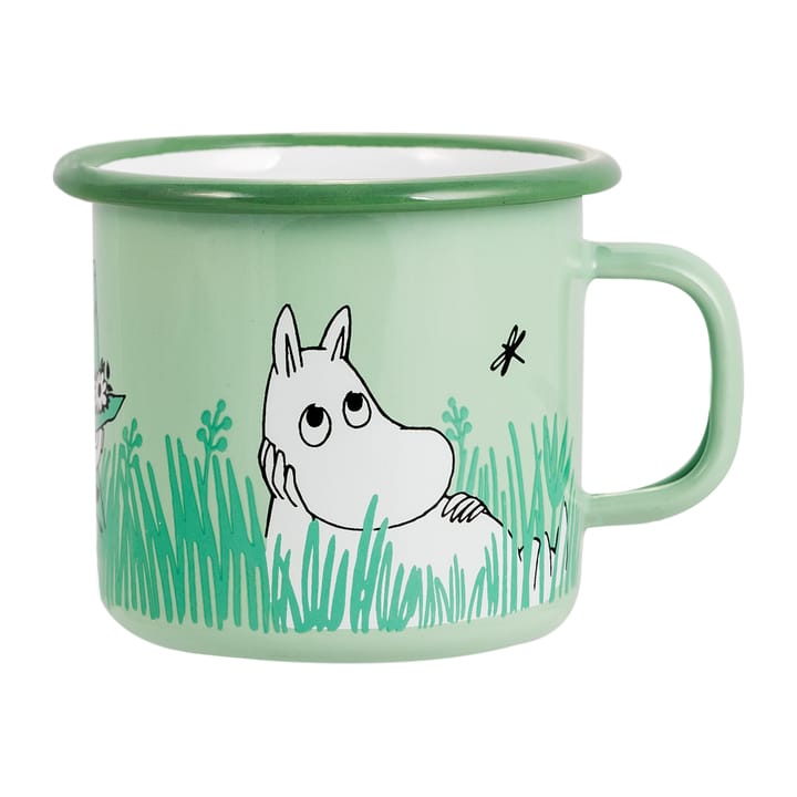 Boys enamel mug 25 cl, Green Muurla