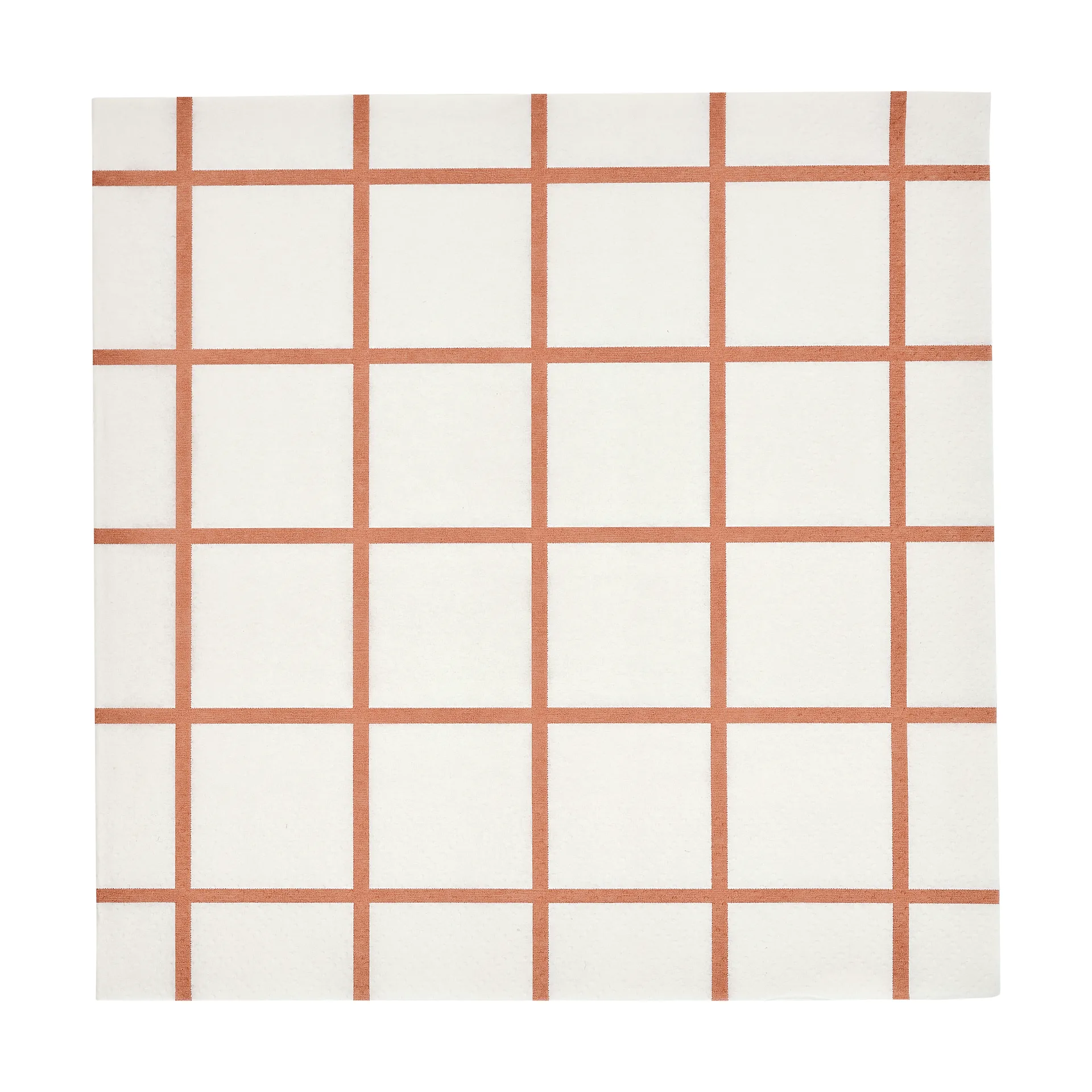 Check & Stripes paper napkin 33x33 cm 20-pack, Beige Muurla