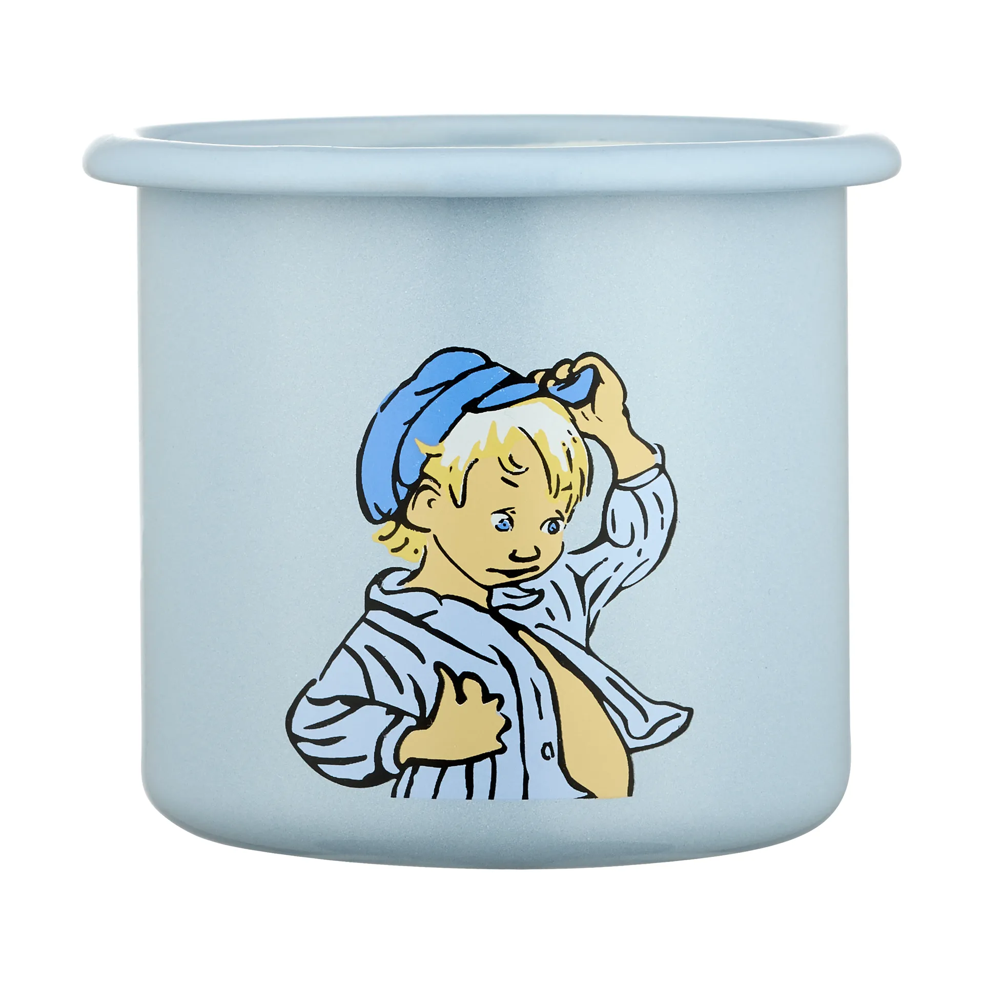 Emil in Lönneberga enamel mug 2.5 dl, Emil Muurla