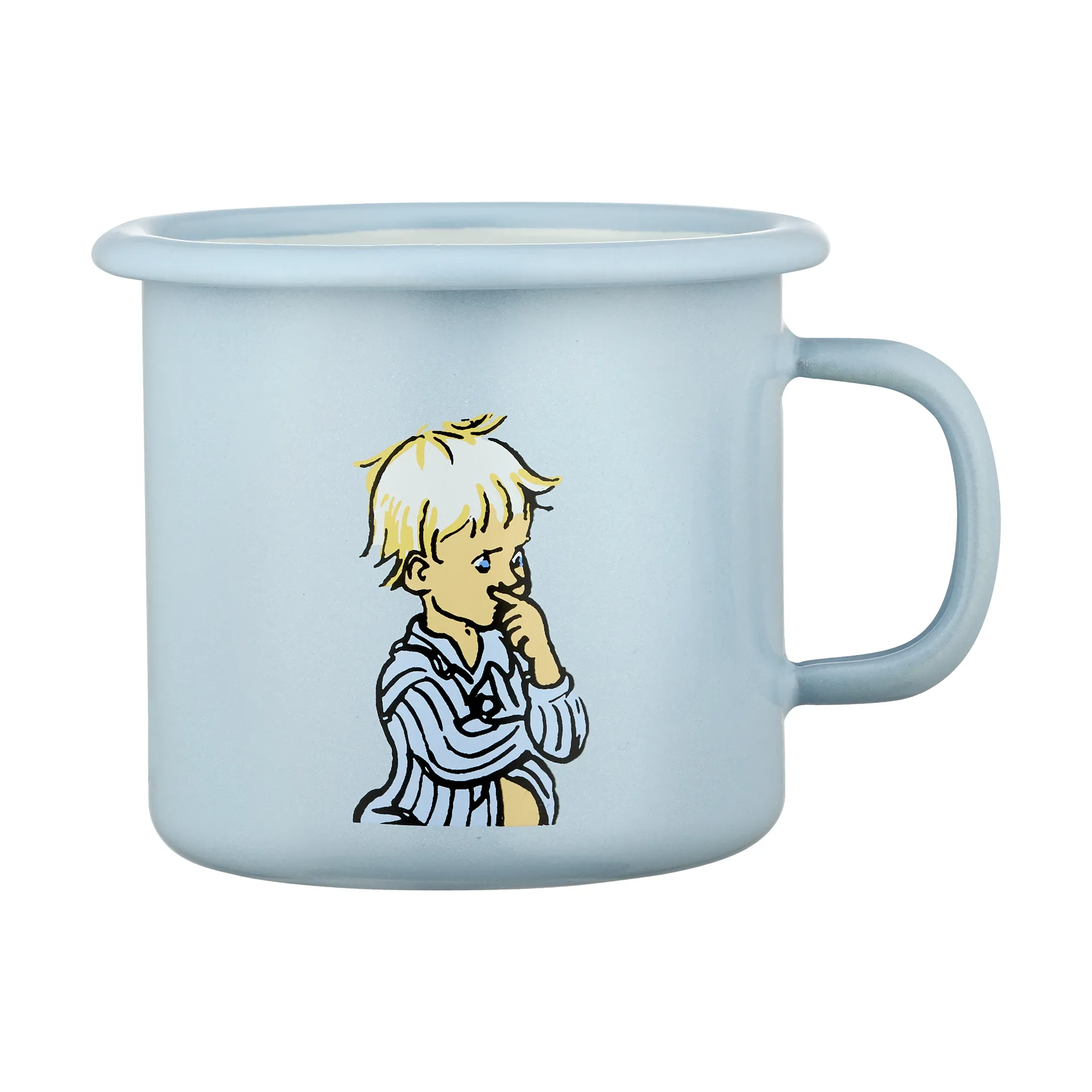 Emil in Lönneberga enamel mug 2.5 dl, Emil Muurla