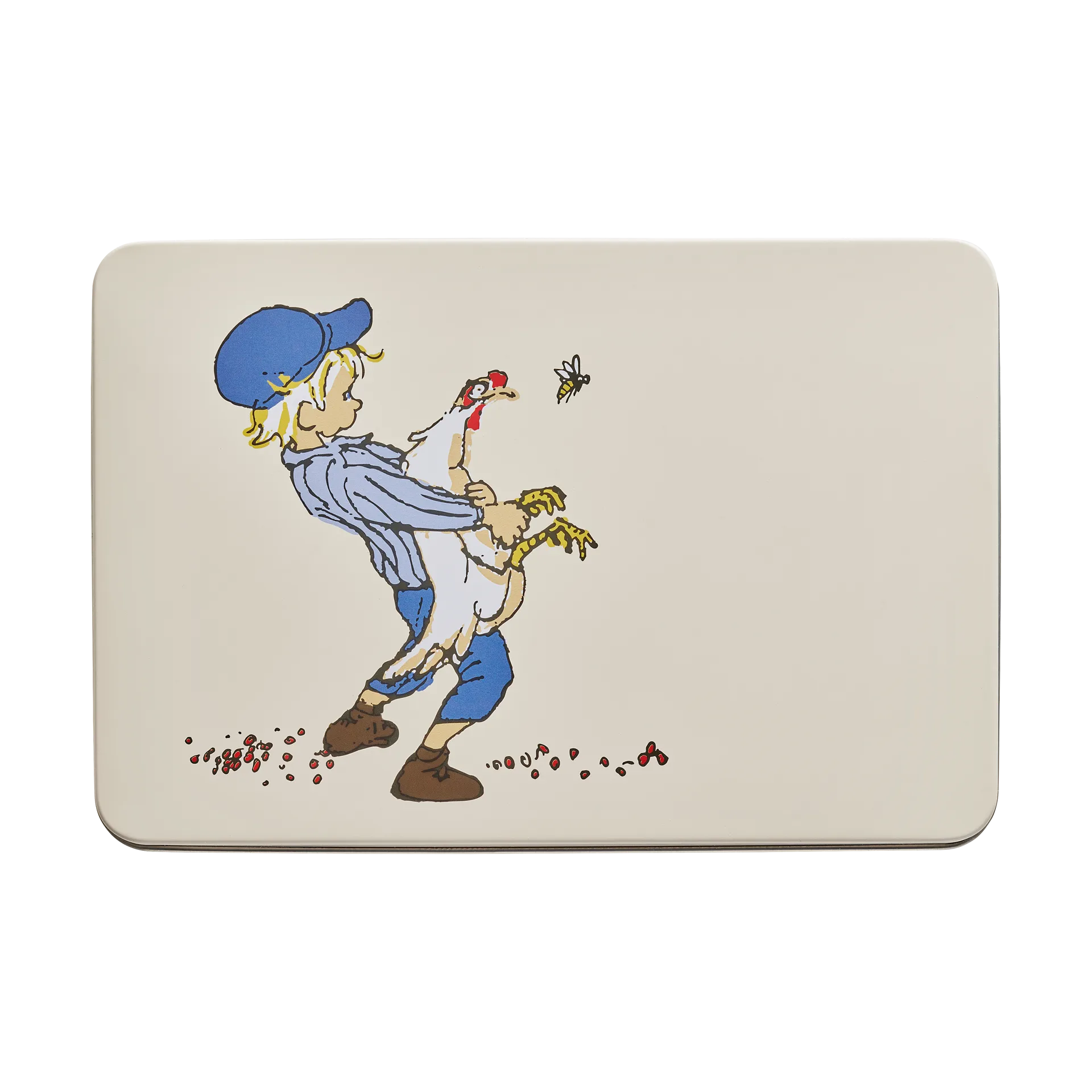 Emil Tin Canister 18x12x6 cm, Cluck Cluck Muurla