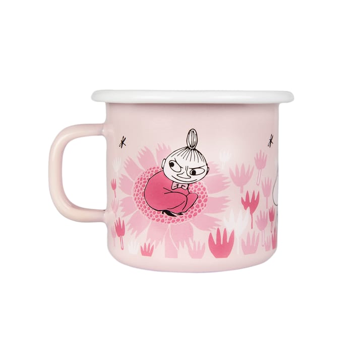 Girls enamel mug 25 cl - Pink - Muurla