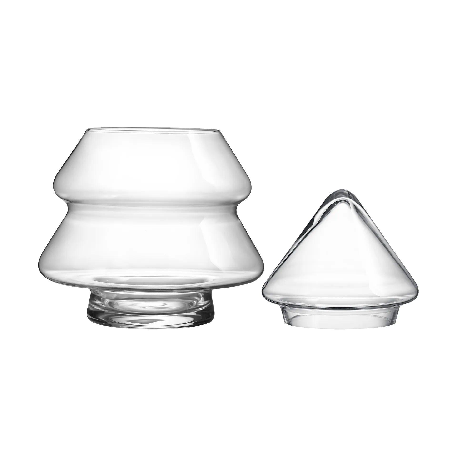 Glass tree glass jar with lid, 20 cm Muurla