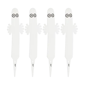 Hattifattener plant label 4-pack - White - Muurla