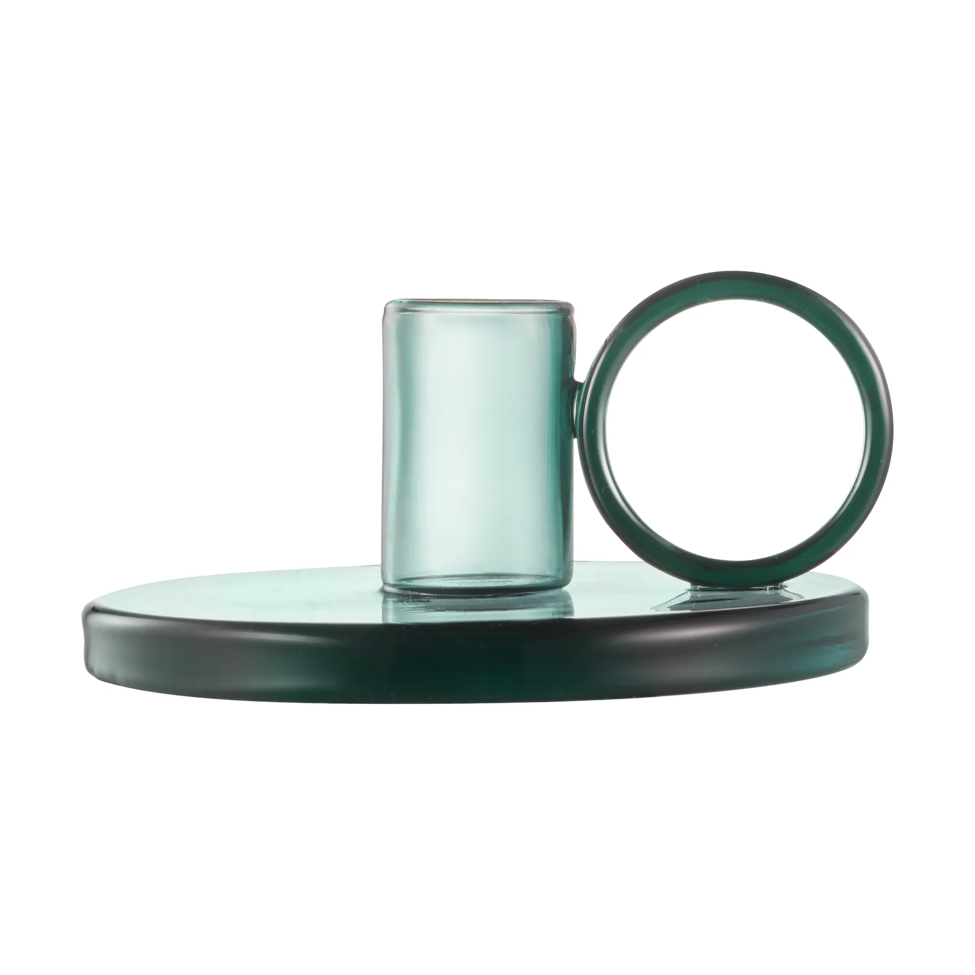 Loop candle holder Ø11 cm, Teal Muurla