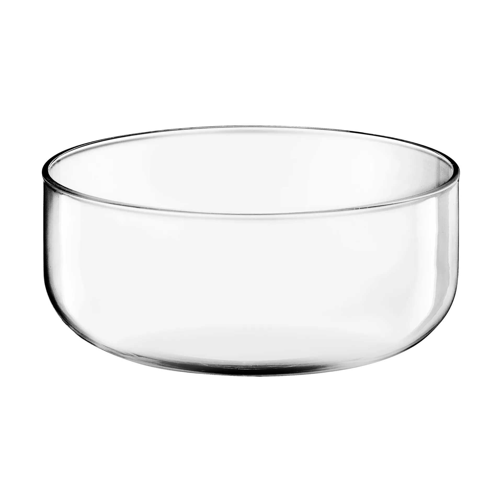 Loop low bowl with lid Ø15 cm, Klar-teal-amber Muurla