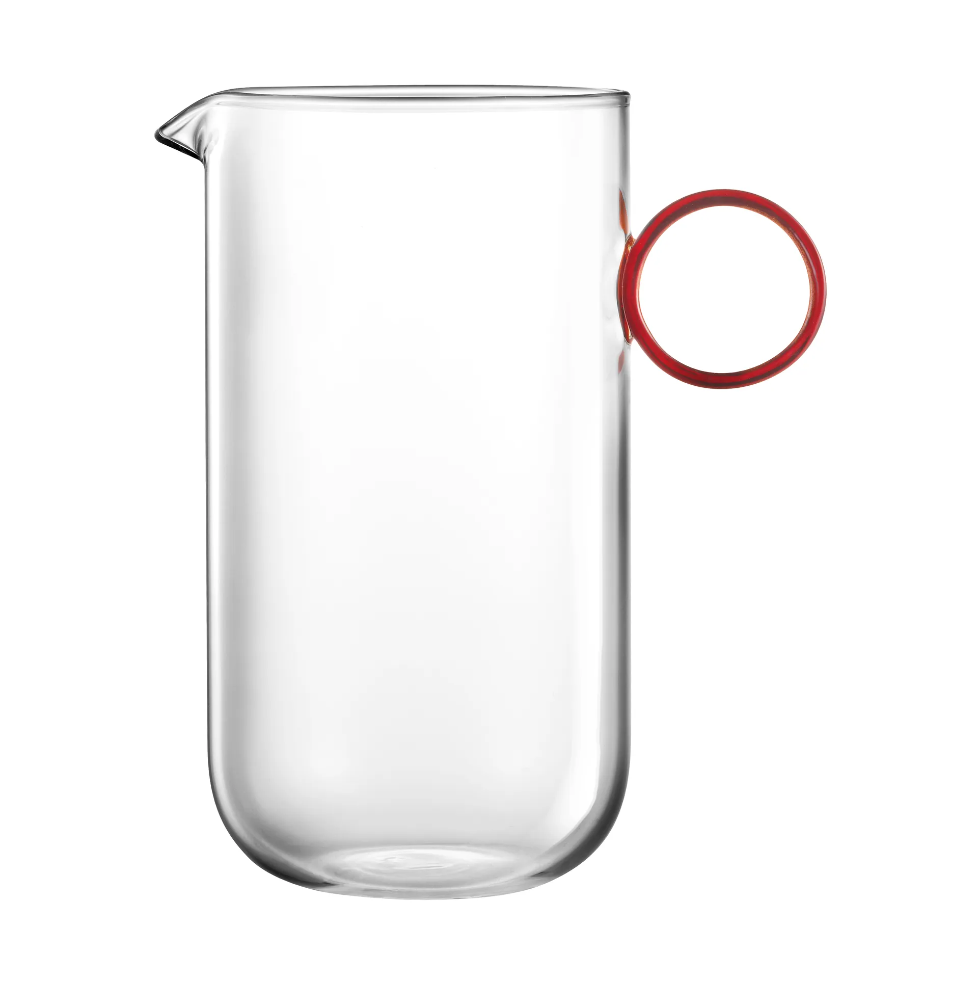 Loop milk jug 60 cl, Clear-amber Muurla