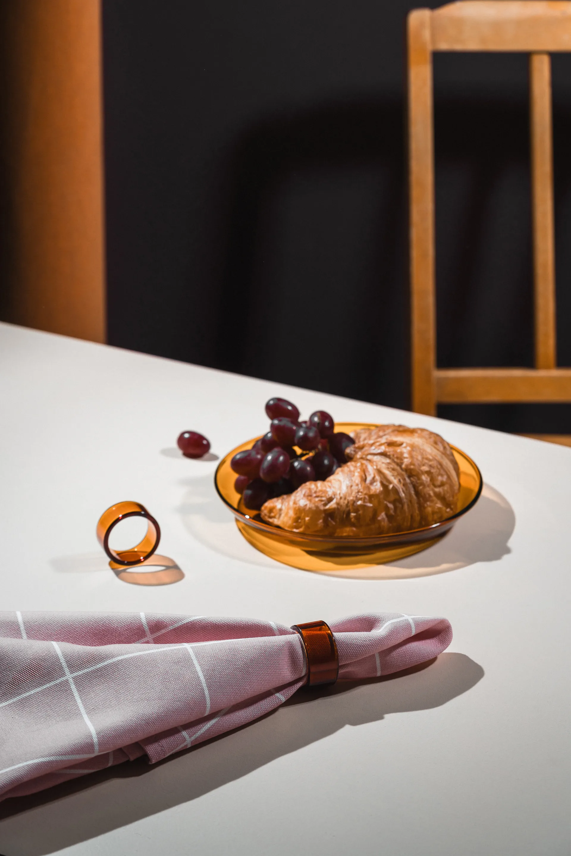 Loop napkin ring 2-pack, Amber Muurla