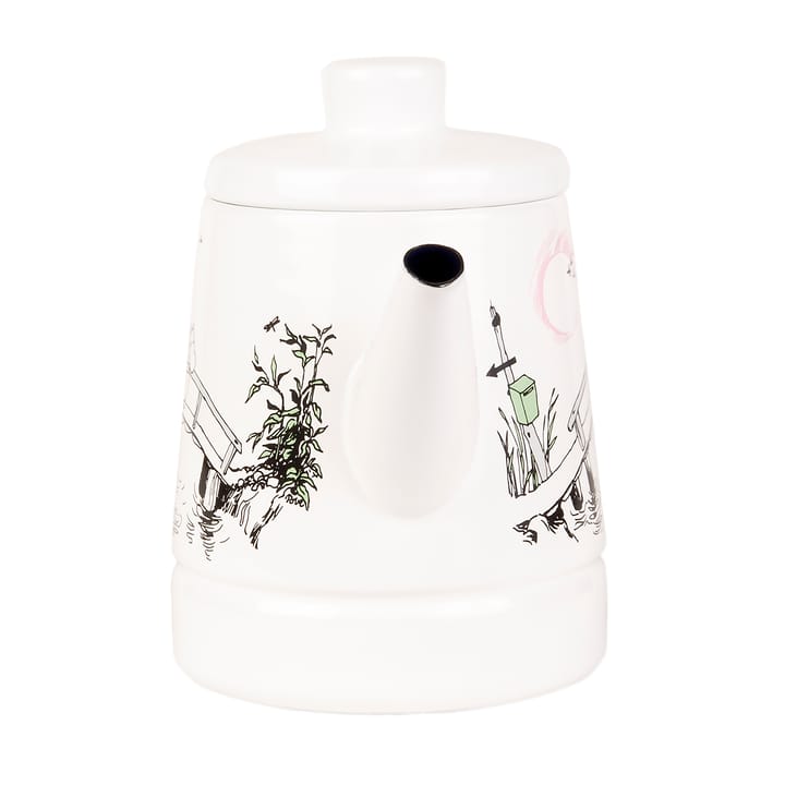 Missing you coffee pot enamel 1.6 l, white Muurla