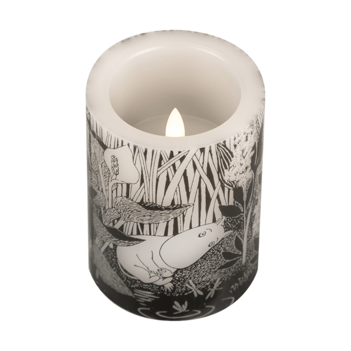 Moomin block candle LED 10 cm, The pond Muurla