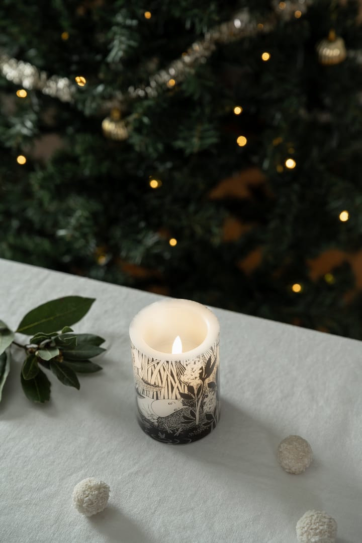 Moomin block candle LED 10 cm, The pond Muurla