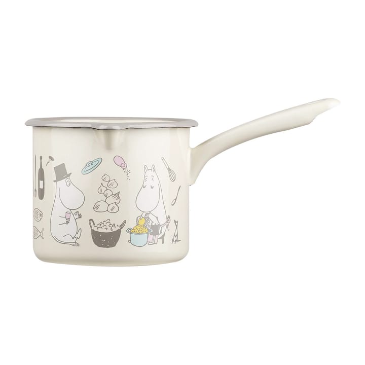 Moomin Bon Appétit saucepan 1.3 liter - Beige - Muurla