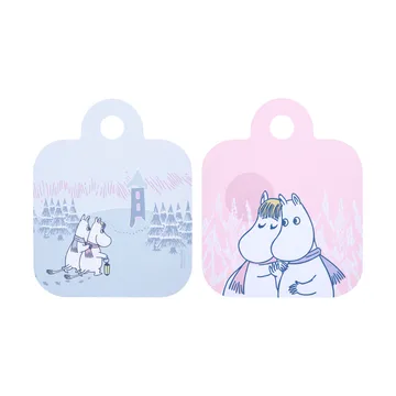 Moomin Chop & Serve cutting board 20x25 cm - Frosty Day - Muurla