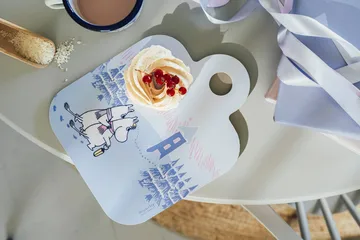 Moomin Chop & Serve cutting board 20x25 cm - Frosty Day - Muurla
