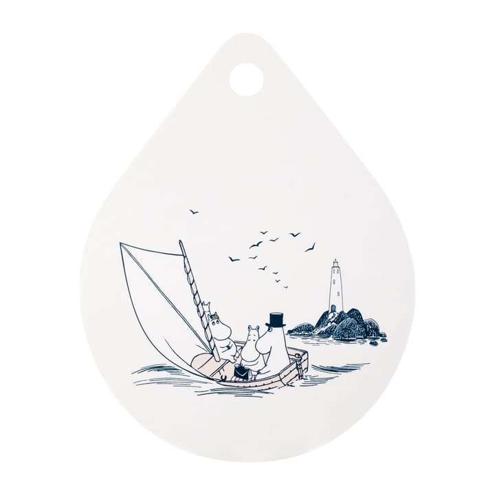 Moomin Chop & Serve cutting board 21x27 cm - Sailors - Muurla