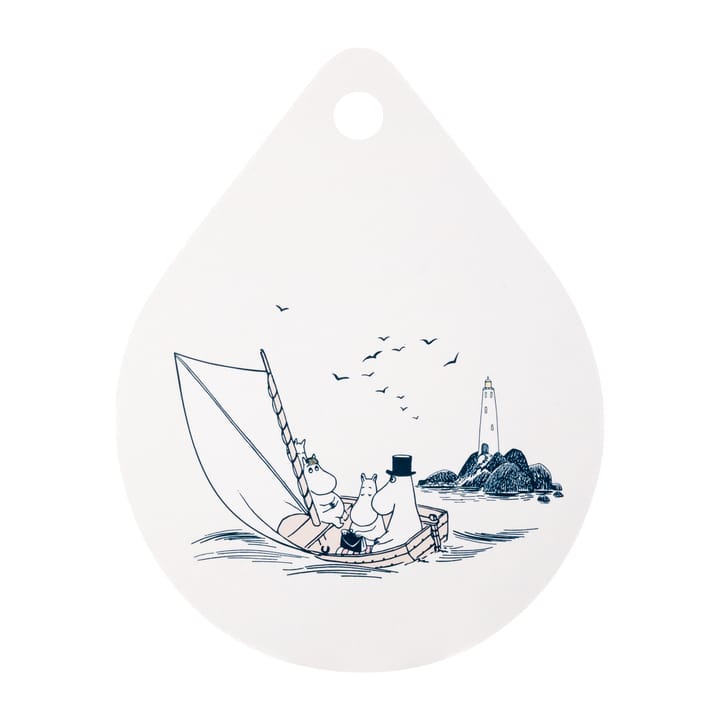 Moomin Chop & Serve cutting board 21x27 cm - Sailors - Muurla