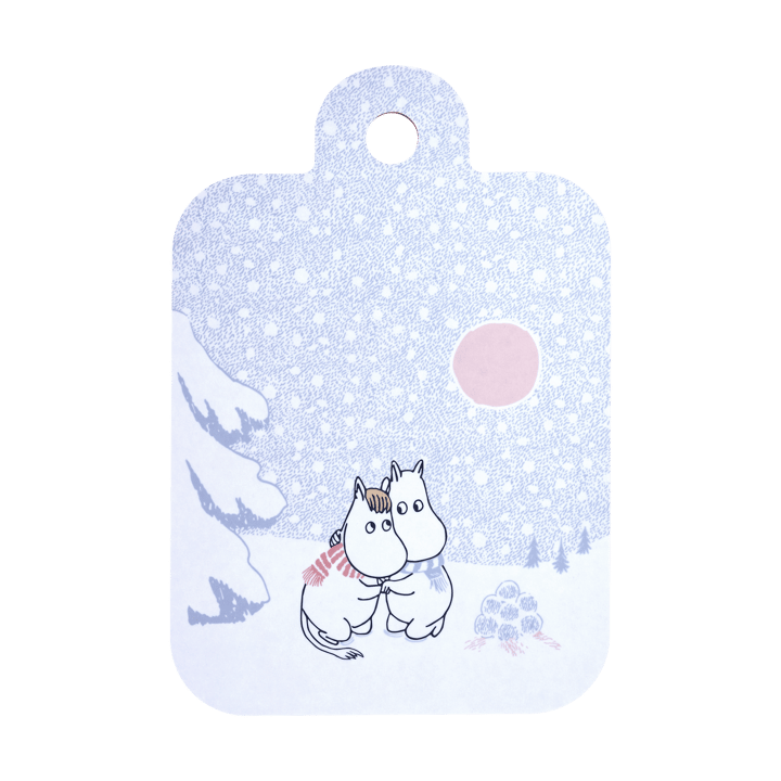 Moomin cutting board 21x31 cm, Let it snow Muurla