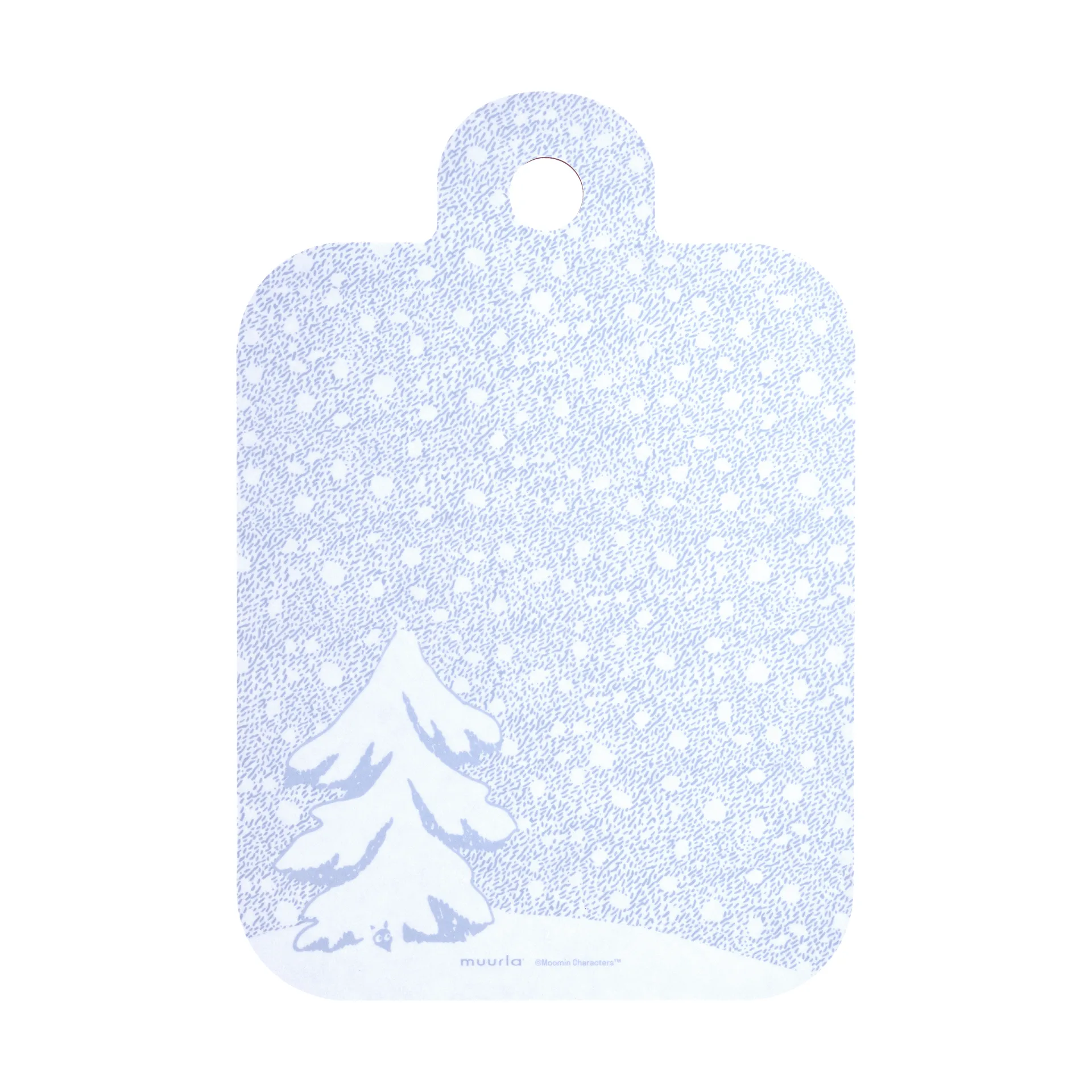 Moomin cutting board 21x31 cm, Let it snow Muurla