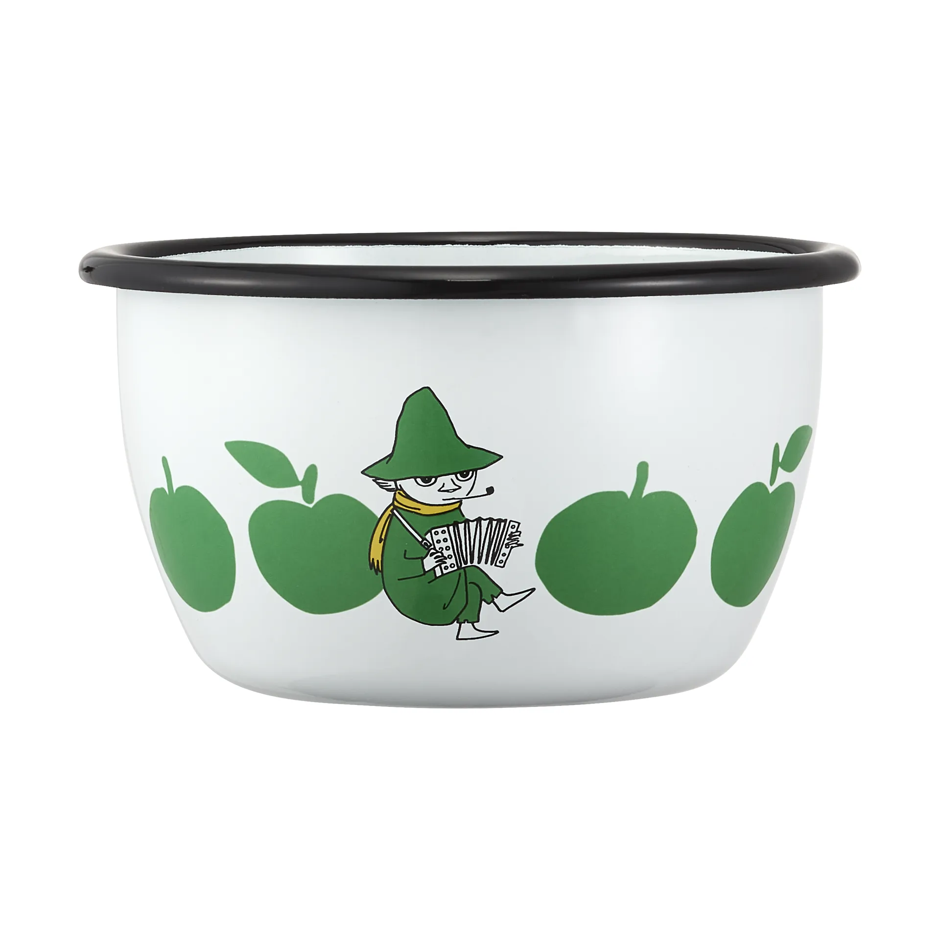 Moomin enamel bowl 60 cl, Joyfull Apples Muurla