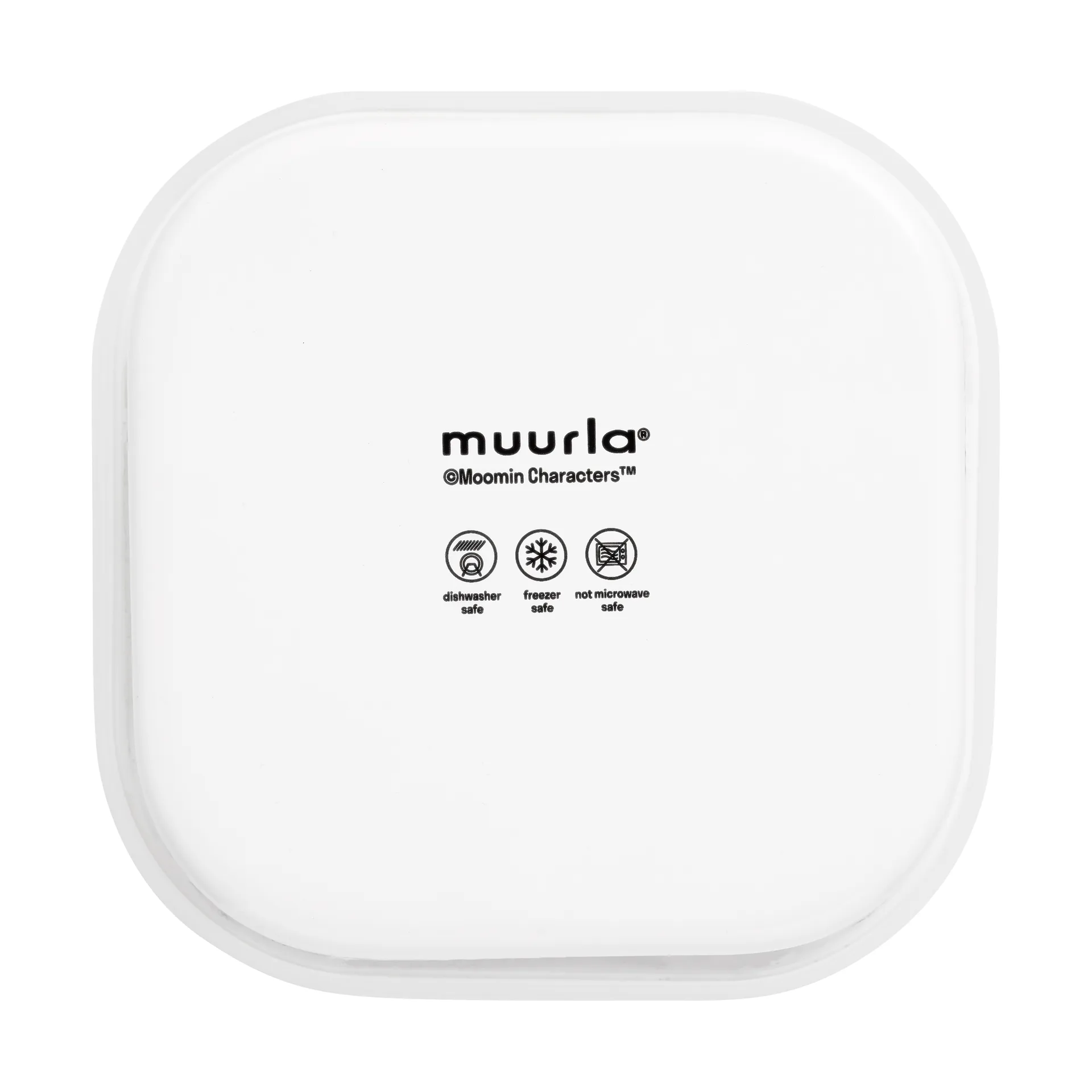 Moomin enamel jar with lid 1.5 L, Joyfull Apples-green Muurla