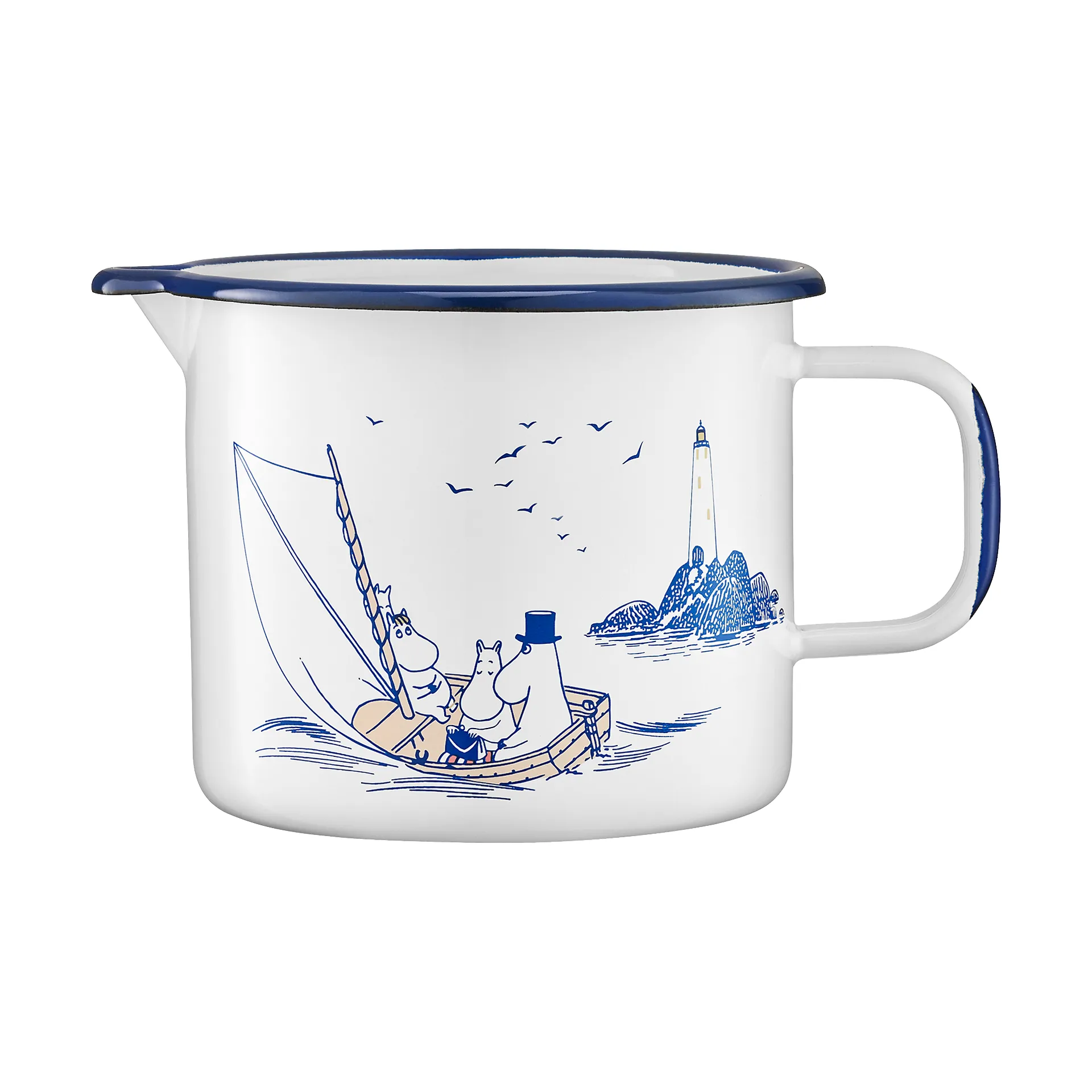 Moomin Enamel Jug 1.3L, Sailors Muurla