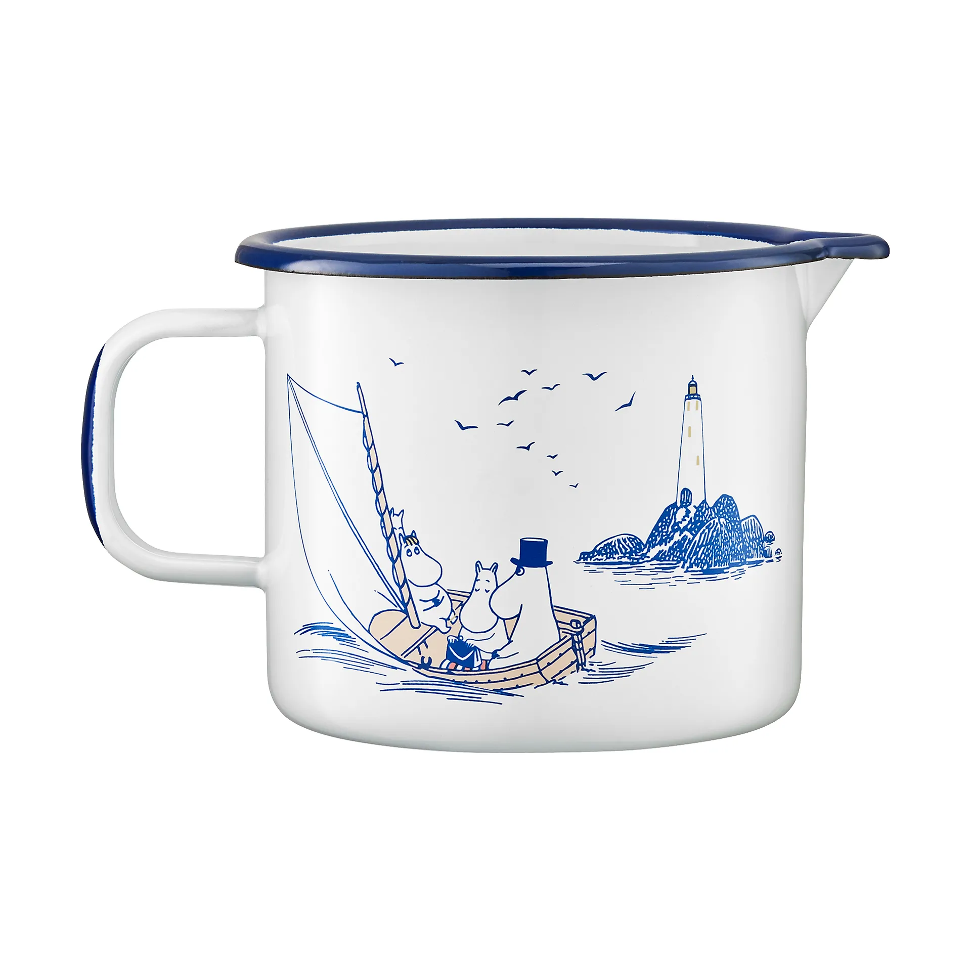 Moomin Enamel Jug 1.3L, Sailors Muurla
