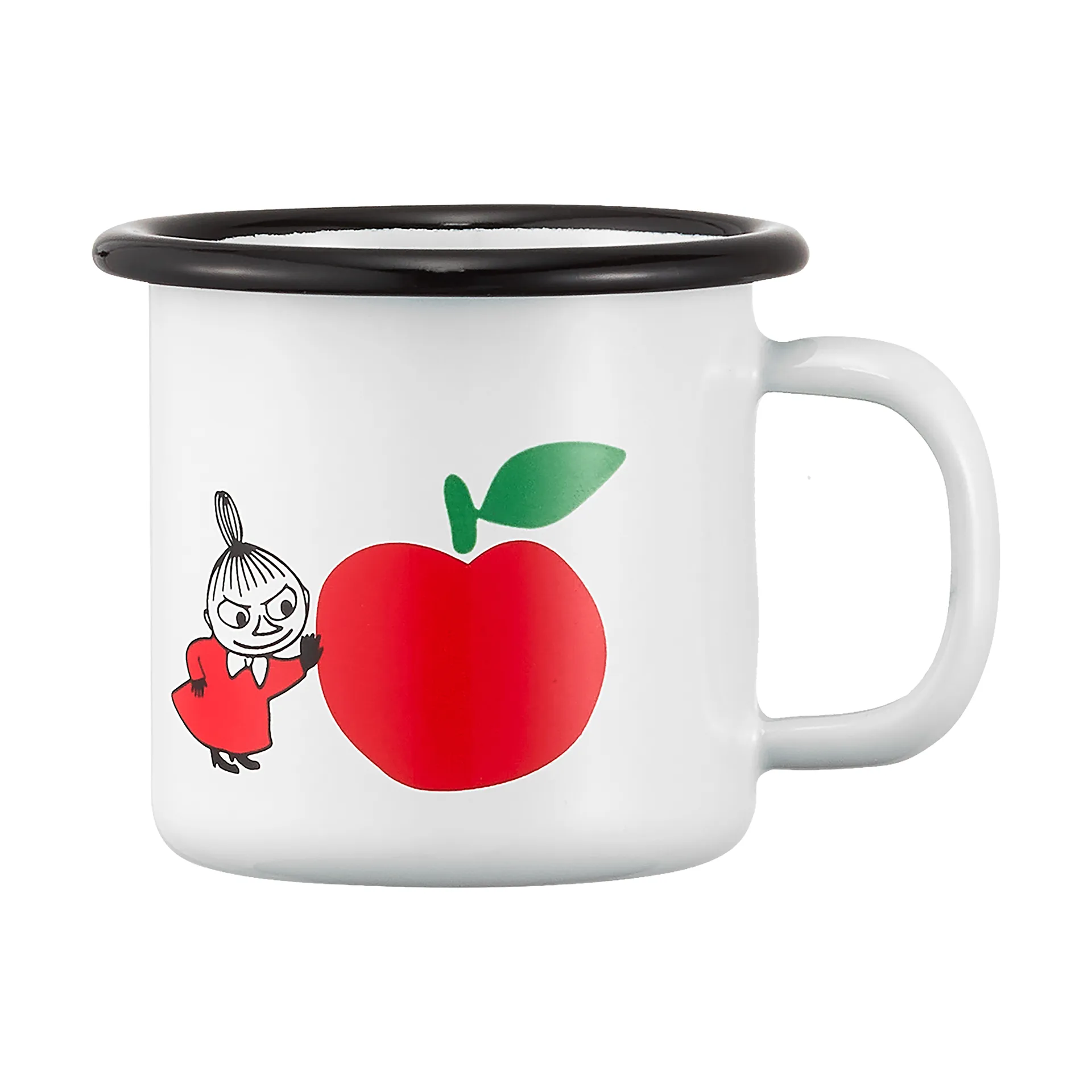 Moomin enamel mug 1.5 dl, Joyfull Apples Muurla