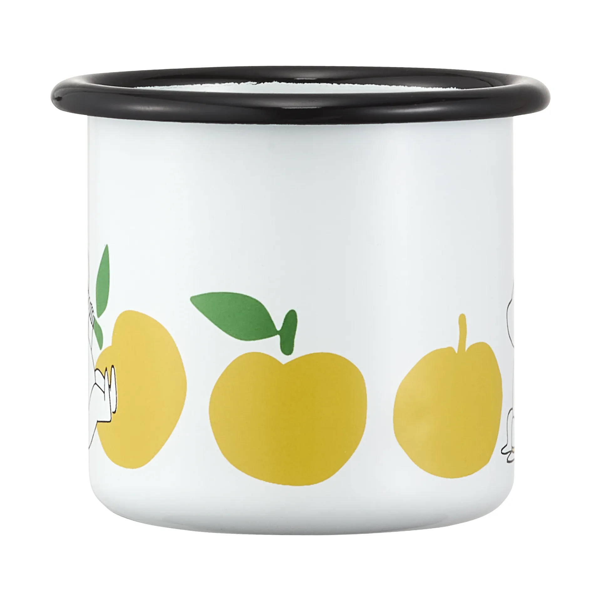 Moomin enamel mug 25 cl, Joyfull Apples Muurla