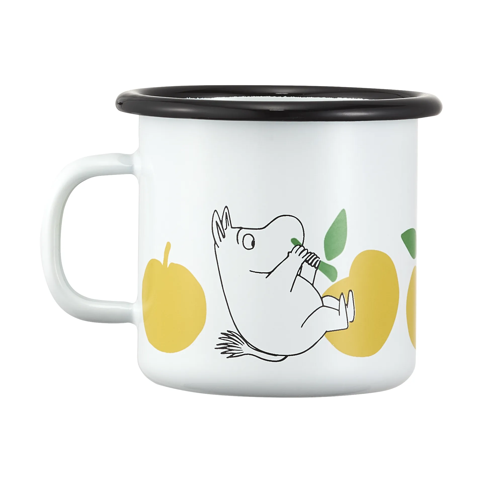 Moomin enamel mug 25 cl, Joyfull Apples Muurla