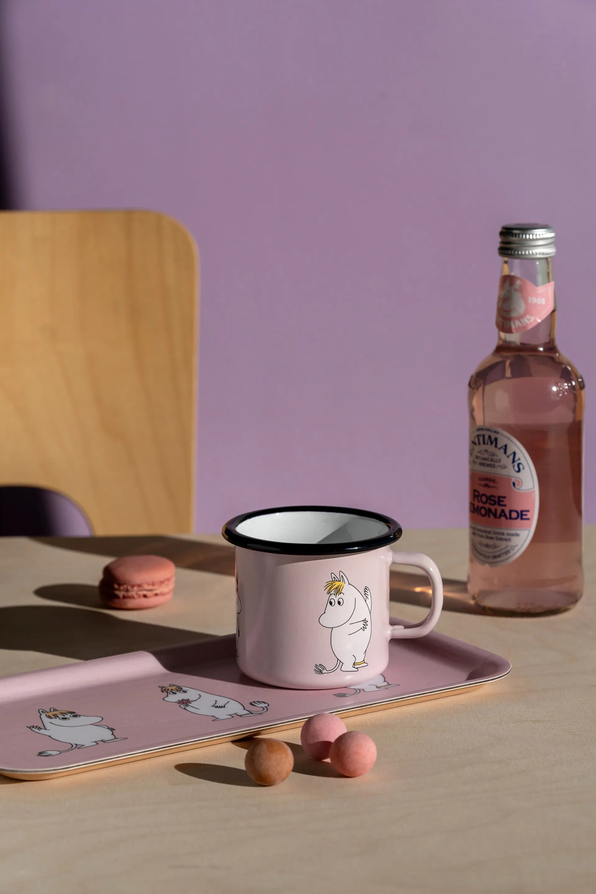 Moomin enamel mug 25 cl, Retro Sniff Muurla